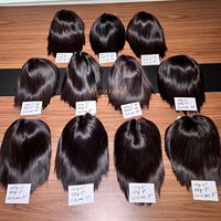 Vente en gros perruques de cheveux humains 2x4 2x6 4x4 Swiss HD perruque frontale en dentelle, cheveux vierges vietnamiens bruts perruques de cheveux bruts alignés sur les cuticules