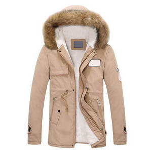 Chaqueta Parka de invierno para hombre, venta al por mayor, abrigo grueso impermeable para exteriores con piedra de relleno de algodón en chaquetas para hombre - Product Image 5