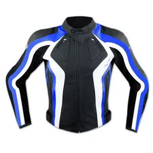 Meilleure qualité 100% cuir course moto vêtements moto costume veste faites votre propre conception vestes de sport