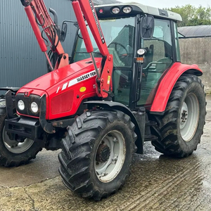 Massey Ferguson 5455 con cargador Massey 875. Bombas hidráulicas gemelas de lanzadera eléctrica - Product Image 1