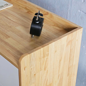 ตู้โชว์กระจกบานเปิดไม้ยางพารา 140x40x95 ซม. ลายไม้ ไม้จริง KTB68123 - Product Image 4