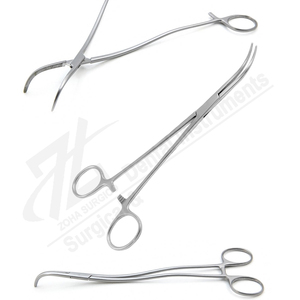 Ensemble d'instruments chirurgicaux dentaires en acier inoxydable Overholt 20.0cm pince incurvée pour la dissection manuelle fabriquée au Pakistan - Product Image 1