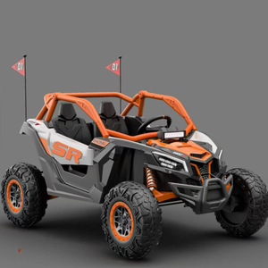 Voiture électrique pour enfants virale <span class=keywords><strong>sur</strong></span> TikTok, jouet à piles 24V avec musique, klaxon, télécommande, meilleur jouet pour les enfants de 3 à 10 ans - Product Image 1