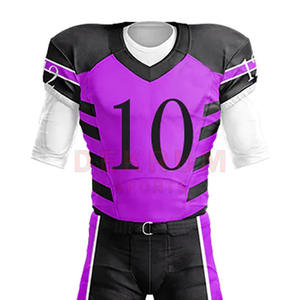 Uniforme de football américain, logo personnalisé, motif 3D, 100% polyester, respirant, séchage rapide, taille plus, sublimé, différents styles - Product Image 4