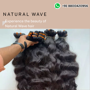 Proveedor crudo Temple Virgin Natural Wave Indian Remy Hair Color Bundle Cutícula alineada Cabello humano - Product Image 5