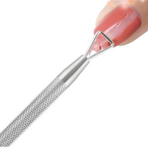 1/2 Piezas de Removedor de Esmalte de Uñas de Acero Inoxidable, Accesorios de Arte, Removedor de Cutículas, Raspador, Removedor de Esmalte de Gel, Set de Removedor de Arte de Uñas - Product Image 3