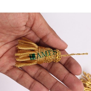 Borla decorativa al por mayor/Borlas de lingotes Accesorios/Borla de lingotes de oro - Product Image 1