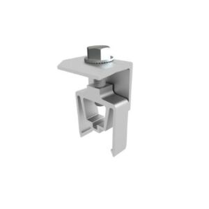 SunModo SMR Pop-On End Clamp Argent pour systèmes de montage solaire - Product Image 2