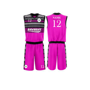 Conjunto de Uniforme de Baloncesto OEM, Jersey y Pantalones Cortos de Poliéster Transpirable de Secado Rápido, Ropa Deportiva para Hombres, Mujeres y Jóvenes - Product Image 5