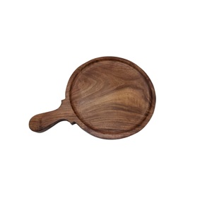 ถาดเสิร์ฟพิซซ่าไม้ธรรมชาติขนาดใหญ่พิเศษ คุณภาพพรีเมียม ถาดพิซซ่าไม้เนื้อแข็ง ถาดเสิร์ฟขนม ผลไม้ ถาดพิซซ่าสำหรับขาย - Product Image 3