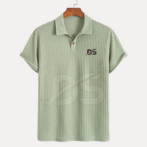 เสื้อยืดผู้ชายผ้าถักเนื้อแน่น 100% ผ้าฝ้าย น้ำหนักเบา แห้งเร็ว รับผลิตแบบ OEM ขายส่งขายดี - Product Image 1