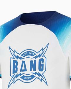 Venta al por mayor personalizado sublimado algodón fútbol uniforme personalizado fútbol Jersey camisa transpirable ligero elástico - Product Image 2