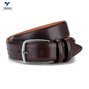 Ceinture en cuir de vache décontractée de haute qualité sur mesure avec boucle en acier - Meilleure vente, nouveauté pour la vente en ligne - Product Image 2