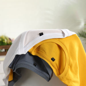 Camiseta de Algodón 100% Lisa de Alta Durabilidad para Hombre, Corte Regular, para Uso Casual y al Aire Libre - Product Image 2