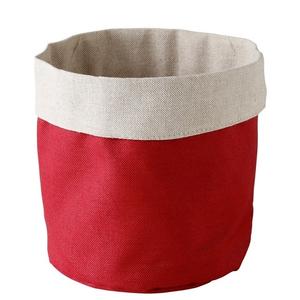 Panier à pain Simple en coton pur de couleur rouge solide pour la cuisine, design classique, haute qualité, fait à la main, nouveaux paniers à pain élégants - Product Image 1
