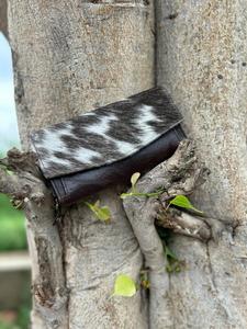 ใหม่กระเป๋าสตางค์หนังแฮนด์เมดแท้แบบใหม่สำหรับผู้หญิงกระเป๋าสตางค์แบบบางกระเป๋าสตางค์หนังสแนปหนังขนสัตว์กระเป๋าสตางค์หนังวัวแท้ - Product Image 3