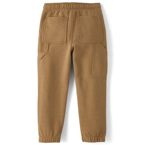 Pantalons de jogging pour enfants en coton biologique, écologiques, confortables, élégants, avec poche, taille élastique, décontractés, respirants, légers - Product Image 2