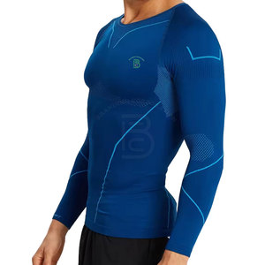 Street Wear Latest Design Men <b>Compression</b> <b>Shirts</b> Solid Color Adult Size Men <b>Compression</b> <b>Shirts</b> - Product Image 2