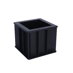 Le cube concret en plastique d'ABS de moule de mortier de ciment de moule d'essai de mortier de prix usine moule 150x150x150mm