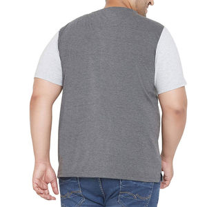 Nouveaux t-shirts pour hommes en coton 100% de poids lourd, coupe tendance, surdimensionnés, personnalisables avec votre logo de marque, respirants, couleur unie - Product Image 3