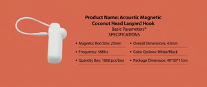 Étiquette de sécurité anti-effraction avec logo personnalisé pour la prévention des retours en e-commerce et la prévention du vol en <span class=keywords><strong>magasin</strong></span> de détail - Product Image 6