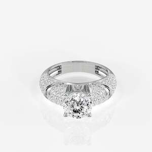 Anillos de Oro de 14k con Diamantes Cultivados en Laboratorio con Corte Portugués - Product Image 5