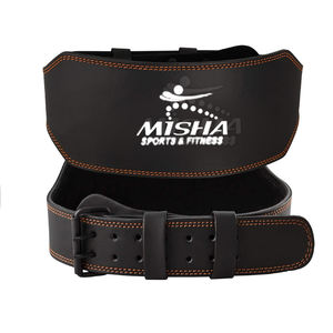 Cinturón de soporte de cintura de entrenamiento para adultos para hombres ligeros profesionales Levantamiento de pesas de cuero de calidad con características protectoras en venta - Product Image 6