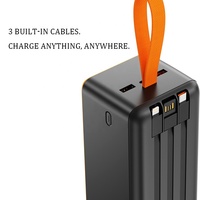 Chargeur portable 50000 40000 30000 mAh, batterie externe haute capacité avec écran LED, pour l'extérieur