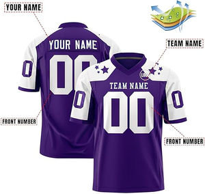 Maillot de football américain pour garçons en gros, uniforme en polyester 145GSM, vêtements de sport pour équipe de jeunes - Product Image 3