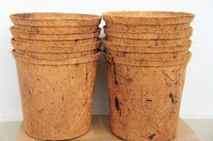 Eco-Friendly Vietnam Hanging Coir Pot Baskets from Natural Coconut Fiber Woven Perfect <b>for</b> Outdoor <b>Ornamental</b> Nursery Display - Product Image 2