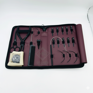 Kit de Herramientas para Extensiones de Cabello HOOPER COMPANY, Acero Inoxidable Profesional, Tijeras, Pinzas, Cinta Adhesiva, con Logotipo, Oferta Especial - Product Image 5