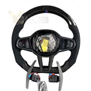 Volante in Fibra di Carbonio per <span class=keywords><strong>BMW</strong></span> Serie <span class=keywords><strong>M</strong></span>, Compatibile con F10 F11 F15 F20 F22 F30 F32 F33 F34 F31 F36 Serie G - Product Image 2