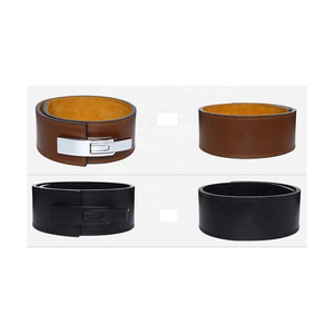 Ceinture de musculation en cuir de vachette avec logo personnalisé pour la salle de sport - Product Image 4