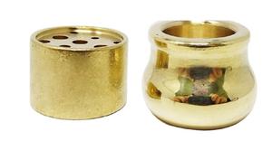 Portavelas de Palo Santo para decoración del hogar, hecho a mano, hecho a mano, elegante, único, forma personalizada, tamaño, latón, uso de Fegrance - Product Image 2