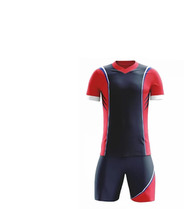 Ensembles de football Uniformes de maillot Combinaisons d'entraînement Polyester respirant Col en V Manches Maillot de football Club Uniforme de football - Product Image 4