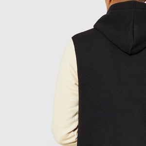 Últimas sudaderas con capucha de bloqueo de Color de gran tamaño personalizadas para la colección de invierno de los hombres para las sudaderas con capucha de hombro caído de tarifa barata 2026 - Product Image 2