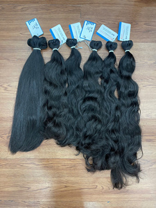 Cheveux humains vietnamiens 100% naturels, ondulés, texture lumineuse, sans nœuds, minimale chute, prêts à être expédiés – Indispensables - Product Image 5