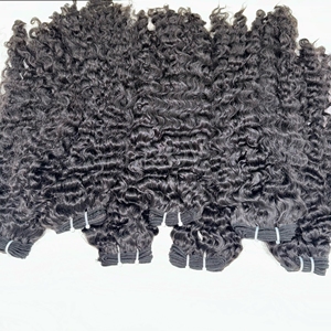 Extensiones de cabello rizado birmano, cabello humano vietnamita - Product Image 2