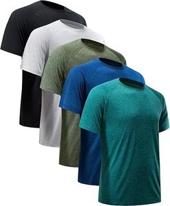 High quality Sports wear <b>Men's</b> Gym workout Short Sleeve Tee 100% Polyester <b>pack</b> <b>of</b> <b>5</b> <b>T</b>-<b>Shirts</b> combo - Product Image 3