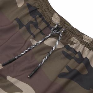 Wholesale Quality Men's Summer Cotton <b>Shorts</b> Loose Straight Five-Pocket Coupled <b>Trousers</b> Simple Casual Mesh Custom Solid - Product Image 2