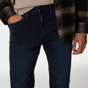 Pantalones Vaqueros de lona de nuevo estilo personalizados de fábrica para hombre, Pantalones rectos ajustados informales, transpirables de secado rápido, color y tamaño personalizados - Product Image 4