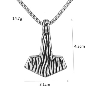 yunnique European American Style Men's <b>Titanium</b> Steel Pendant Necklace Retro Unique Anchor Ornaments Wholesale Fashion Jewelry - Product Image 5