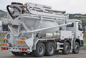 รถปั๊มคอนกรีตมือสอง Mercedes Benz ACTROS 3241 เครื่องยนต์ดีเซล 8x4 รุ่นปี 2020 กำลัง 302 กิโลวัตต์ ระยะส่งแนวตั้ง 120 เมตร ขาย - Product Image 6