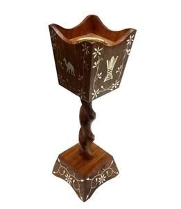 Quemador de soporte Bakhoor HECHO DE Metal de madera de alta calidad para interior, hogar, Hotel, mezquita, uso de fragancia para Ramadán - Product Image 6