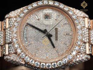 Reloj Automático de Lujo para Hombre con Cielo Estrellado y Calendario con Incrustaciones de Diamantes, Elegante y de Alta Gama para Hombres Atractivos - Product Image 2