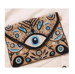 Plage été soirée bohème femmes sac de messager à la main indien Afghani sac à bandoulière toile matériel en gros - Product Image 6