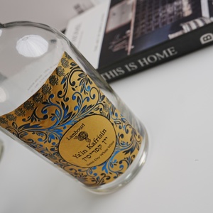 Etichette Metalliche Adesive Riutilizzabili Personalizzate di Alta Qualità in Foglio di Alluminio Dorato Impermeabili per Confezioni di Vino, Birra e Bevande, Goffrate/In Rilievo - Product Image 5
