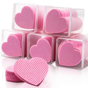 200 pièces tampons de cils propres Logo personnalisé vente chaude lingettes papier coton cils colle dissolvant essuyer cils tampon de nettoyage pour Extension de cils - Product Image 1