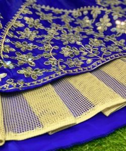 Grand Festive Wear Lehenga Choli: Magníficos diseños para con intrincado bordado Ethereal Ruffle Detailing Bandhgala - Product Image 6