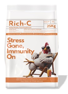 Suplemento de vitamina C para alimentación animal a base de hierbas para aves de corral y ganado reduce el estrés y mejora la inmunidad - Product Image 6